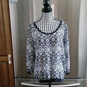 Mix&Co Blouse Size L